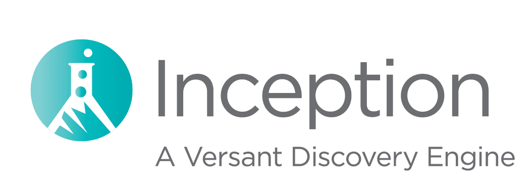 Inception: A Versant Discovery Engine logo.